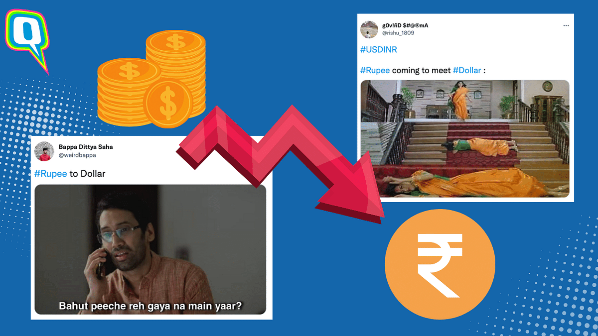 Twitter Reacts With Memes As Rupee Hits Lowest-Ever Mark of 77