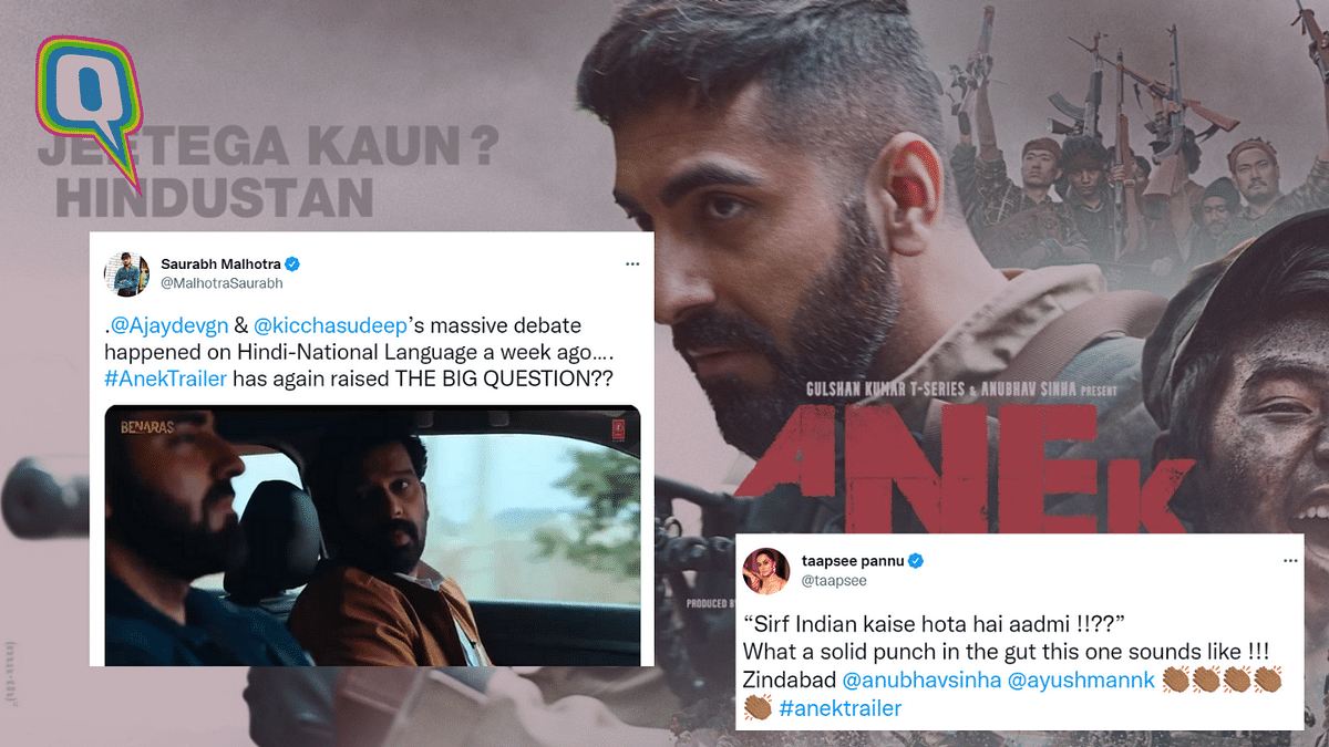 Twitter Reacts to Viral Scene From Ayushmann's 'Anek' Amid National Language Row