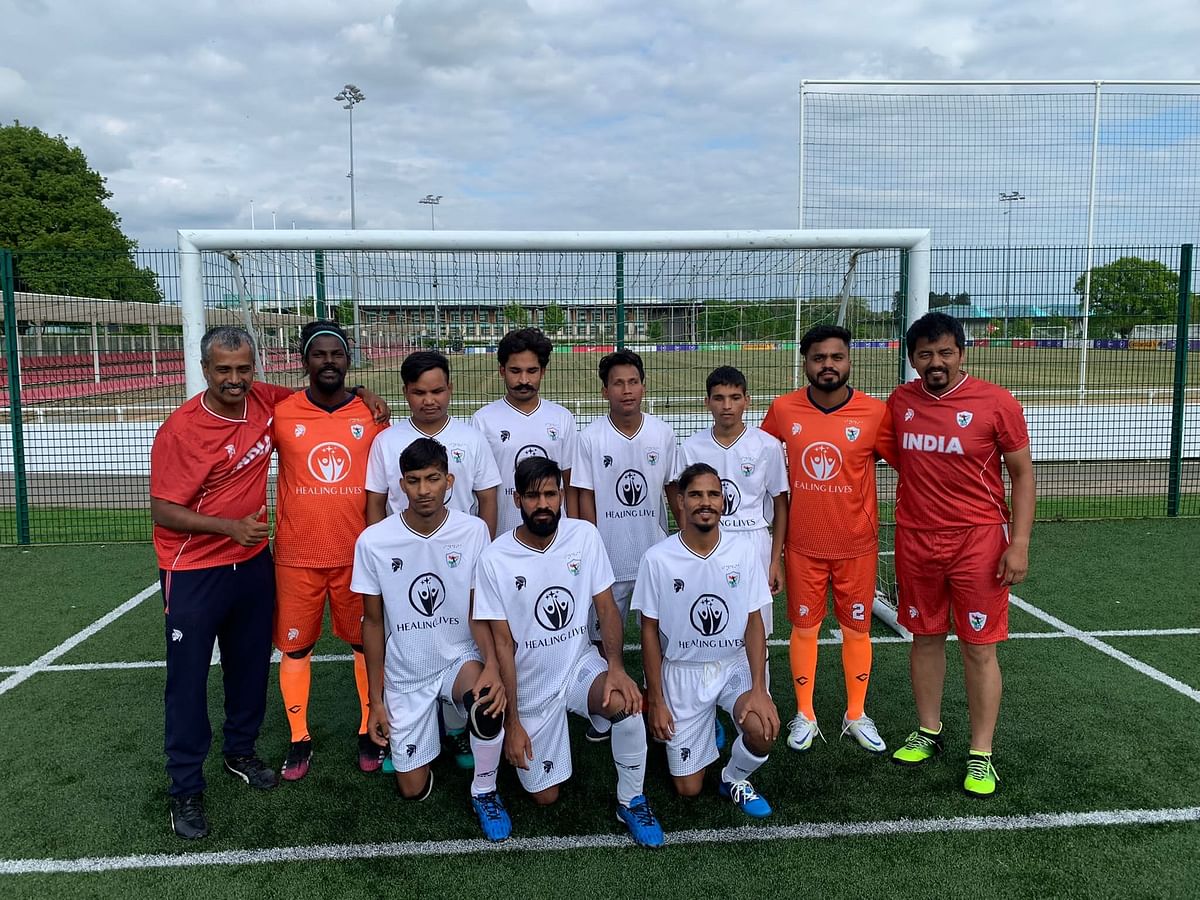 The Indian Blind Football team ranks five in Asia and 25 in the world.