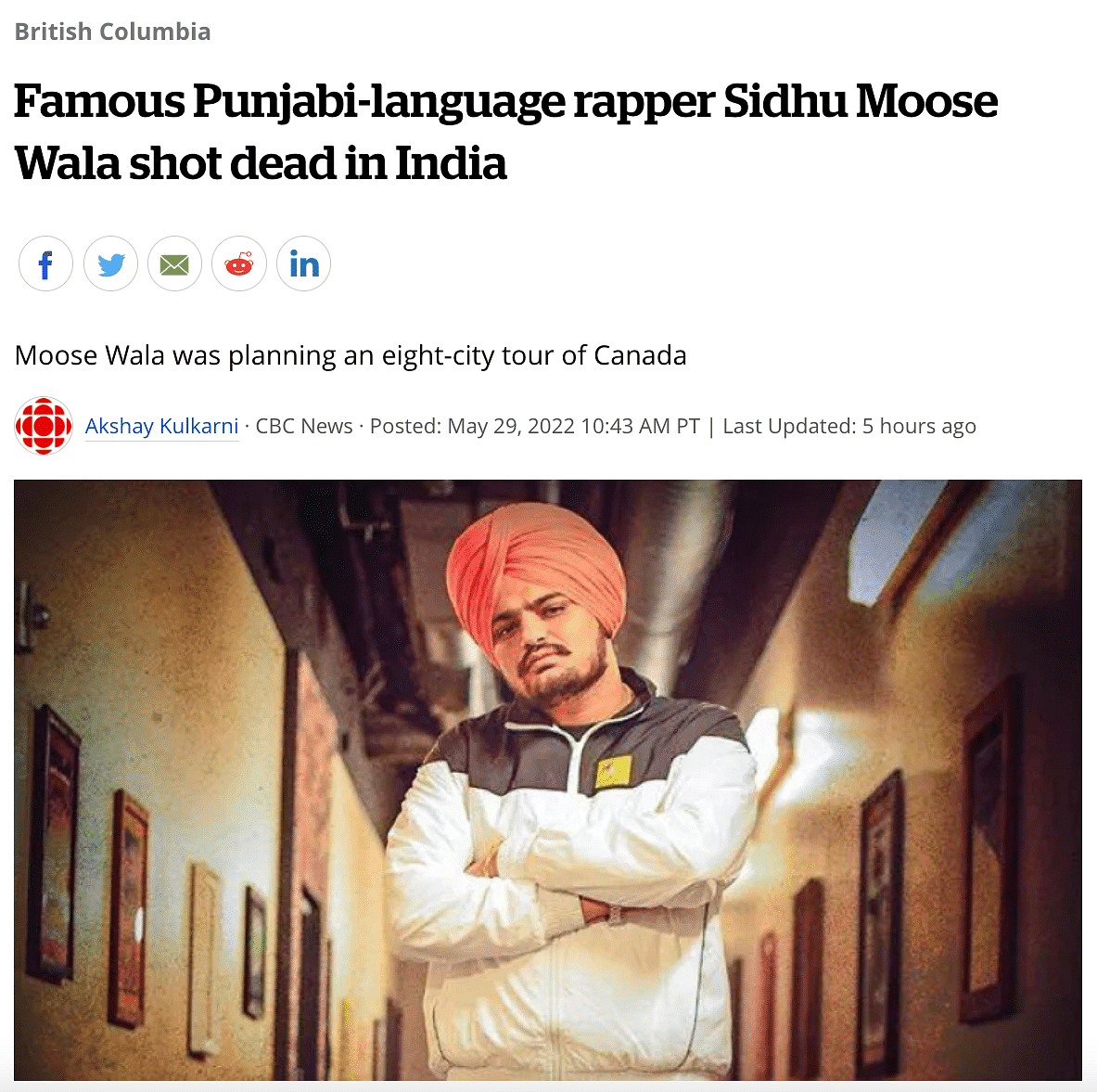 Gulf News wrote that "the popular Punjabi singer-actor-politician commanded a cult following that few could match."