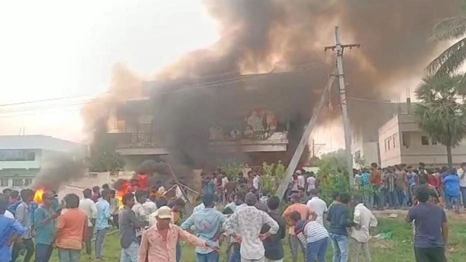 Andhra Minister Whose House Was Torched Blames TDP & Jana Sena for Violence