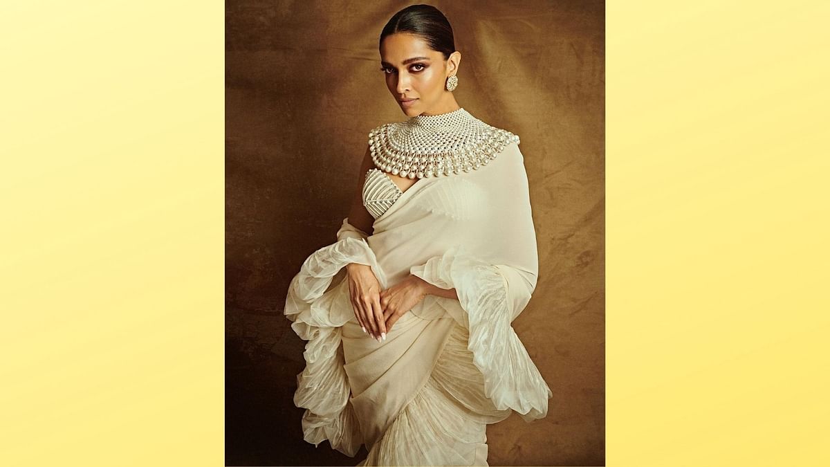 Cannes 2022: Deepika Padukone Bids Adieu in a Dazzling White Saree 