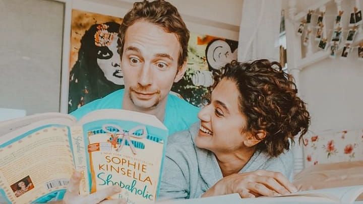 <div class="paragraphs"><p>Taapsee Pannu opens up about her intimate wedding with Mathias Boe.</p></div>