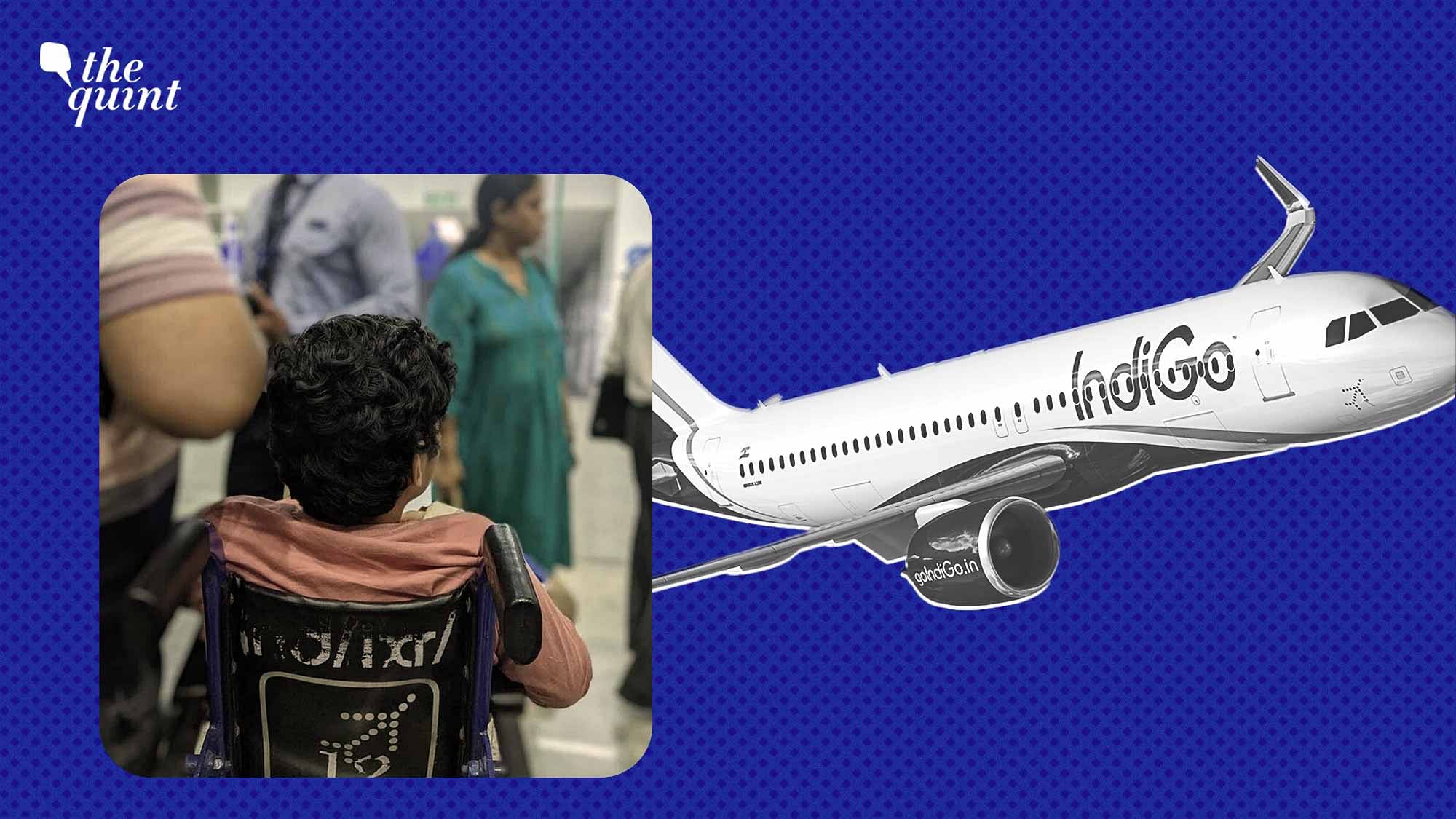 <div class="paragraphs"><p><a href="https://www.thequint.com/topic/indigo-airlines">IndiGo </a>was fined Rs 5 lakh by the Directorate General of Civil Aviation for not allowing a child with disability to board a flight from <a href="https://www.thequint.com/topic/ranchi">Ranchi.</a></p></div>