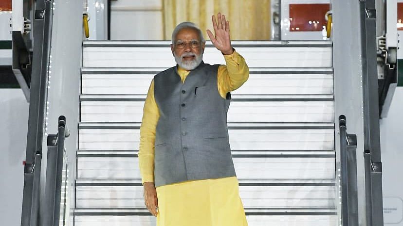 <div class="paragraphs"><p>PM Modi leaves for Japan's Tokyo.</p></div>