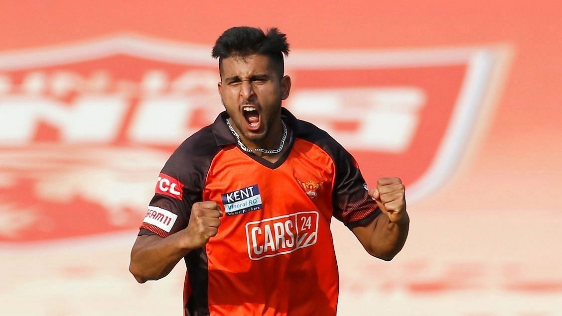 <div class="paragraphs"><p>SRH's star bowler Umran Malik in IPL 2022.</p></div>