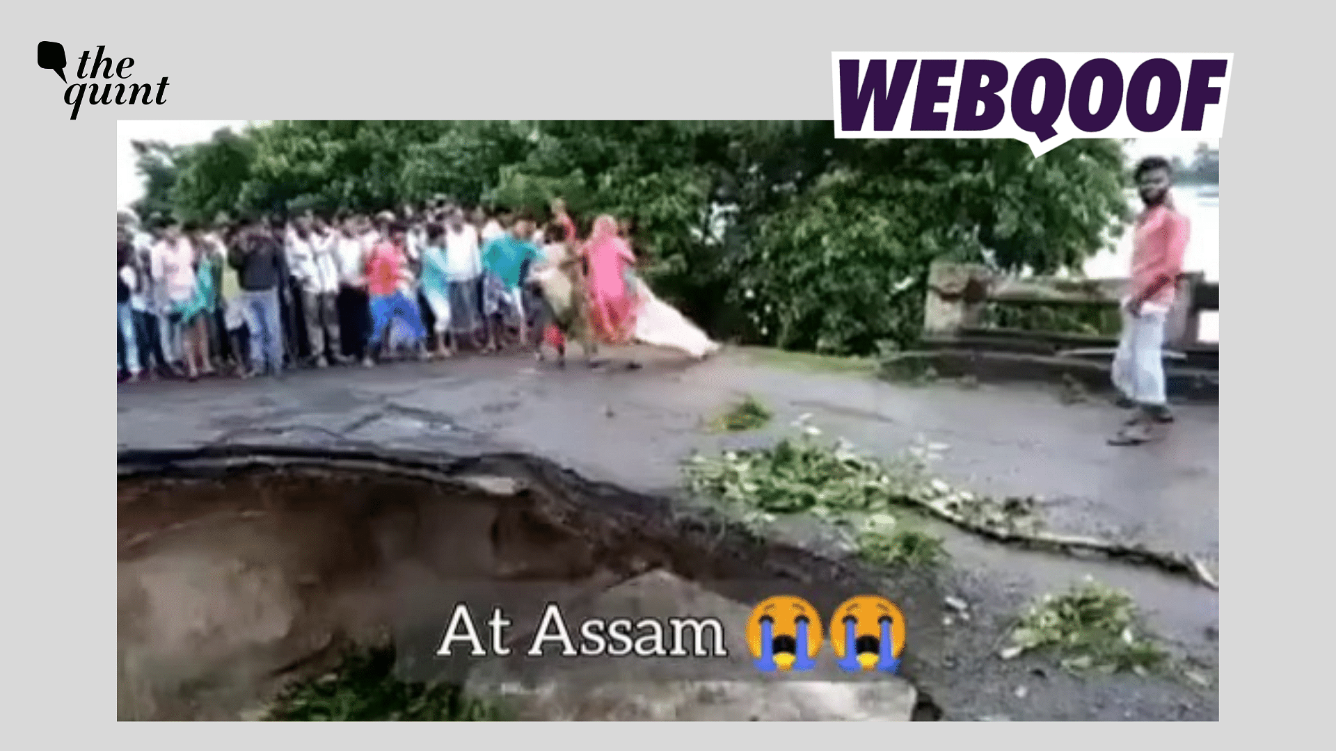 <div class="paragraphs"><p>Fact-Check: The claim states that the video shows visuals from the recent floods in Assam.</p></div>