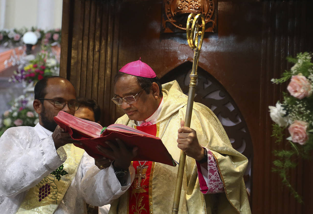 <div class="paragraphs"><p>Cardinal Anthony Poola at a religious ceremony in Hyderabad. He is currently the Archbishop of Hyderabad.</p></div>