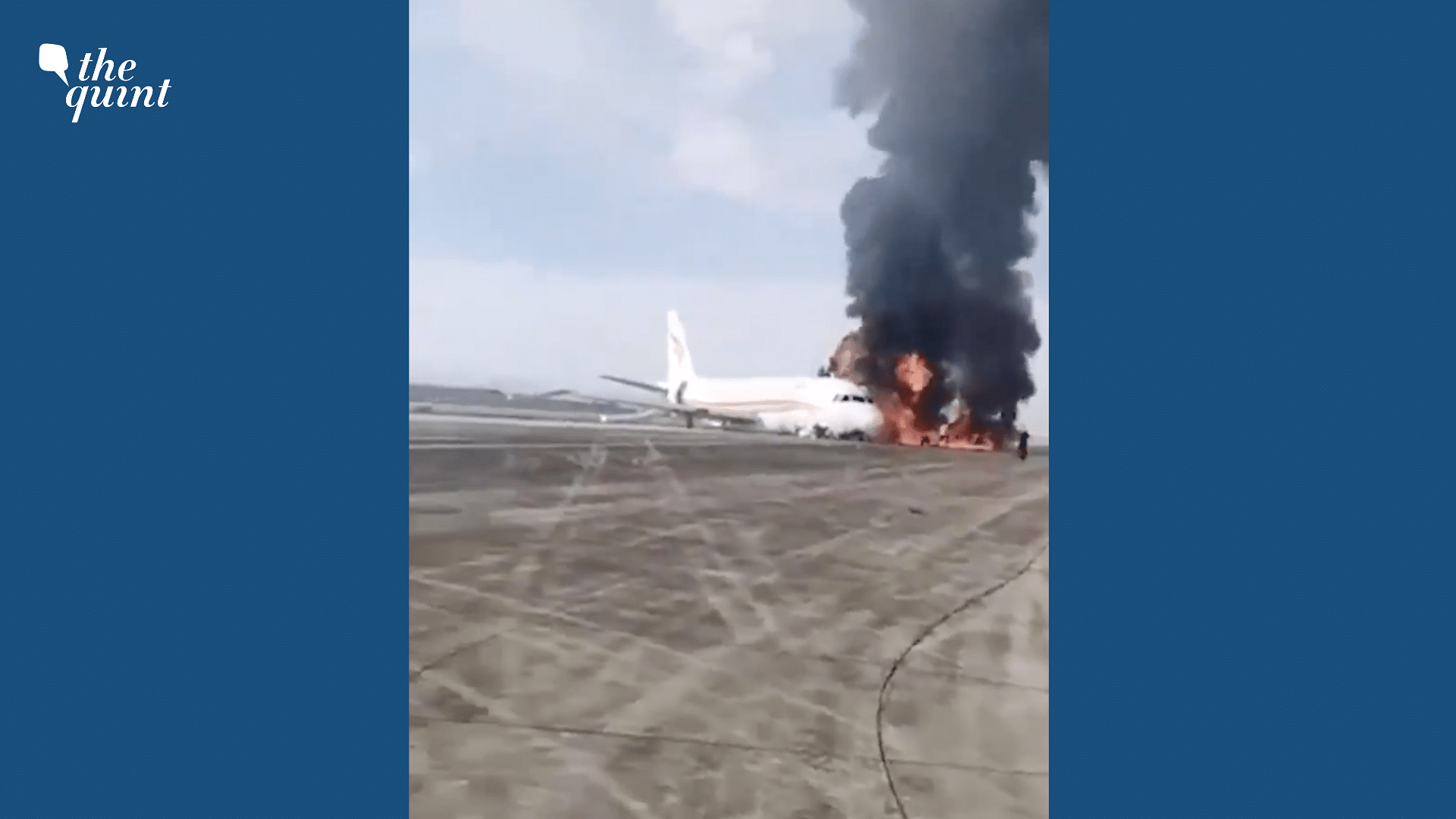 <div class="paragraphs"><p>Flames and black smoke from the fuselage of the Tibet Airlines plane could be seen in videos making rounds of social media.</p></div>