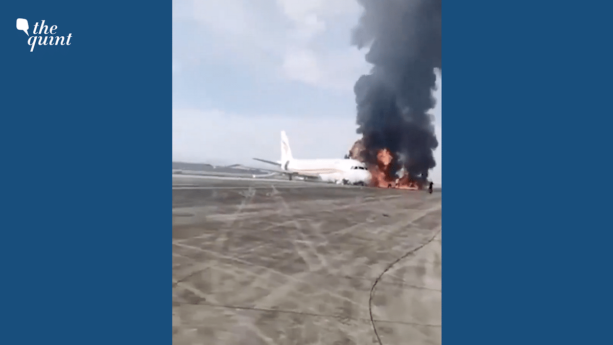 Tibet Airlines Plane Catches Fire After Skidding off Runway in China
