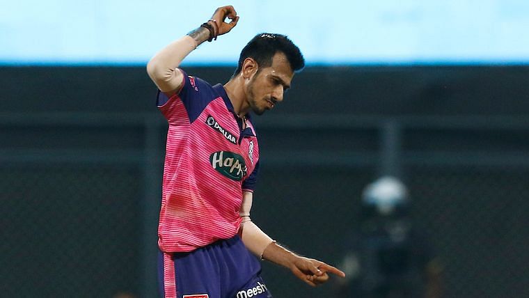 <div class="paragraphs"><p>Rajasthan Royal's Yuzvendra Chahal celebrating a wicket during the IPL 2022.</p></div>