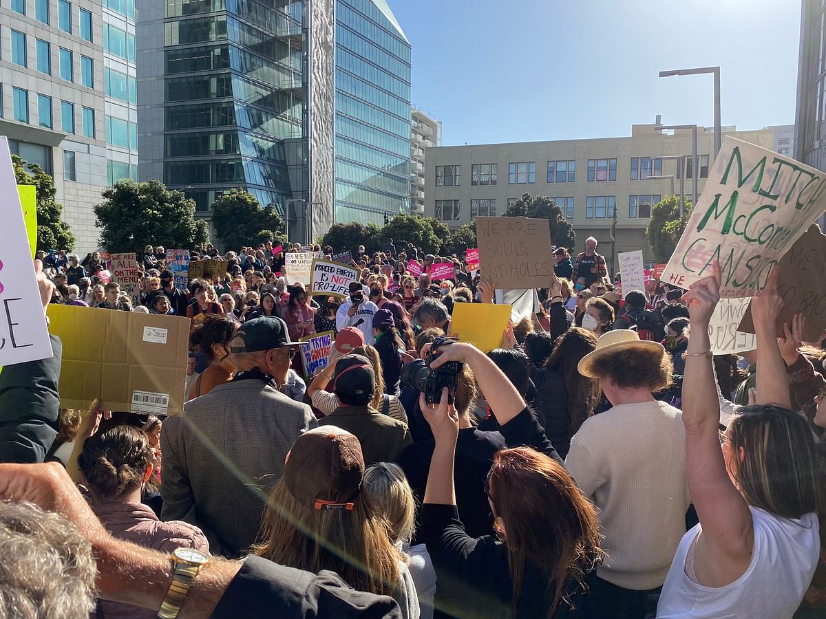 <div class="paragraphs"><p>Protest in San Francisco.&nbsp;</p></div>