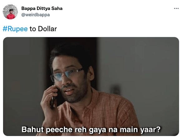 Take a look at the hilarious responses on rupee crash