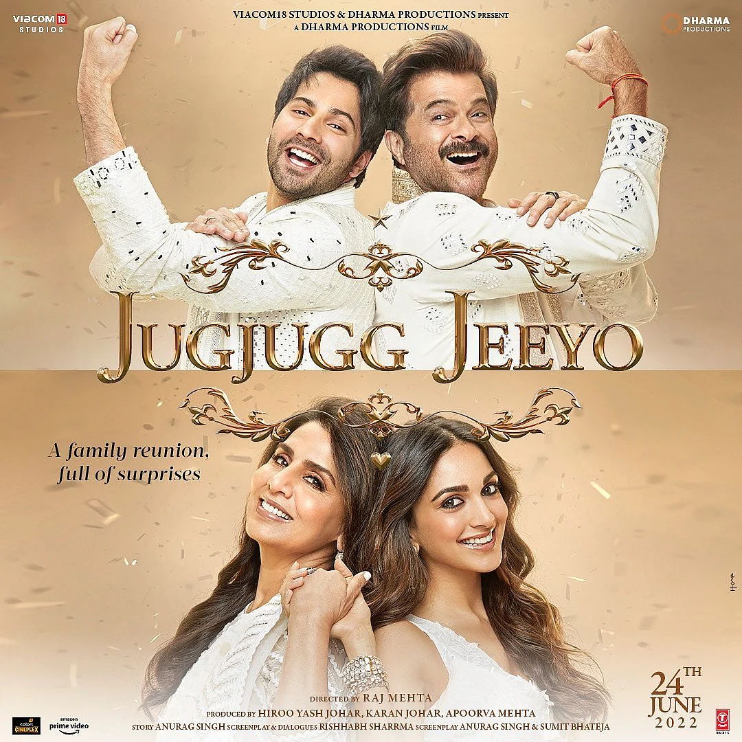 ‘Masti & Chaos’: Neetu Kapoor, Anil Kapoor in ‘JugJugg Jeeyo’ First Look Posters