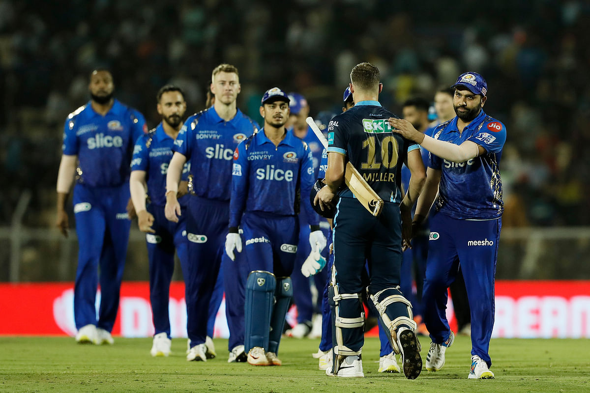 Mumbai Indians have beaten table-toppers Gujarat Titans for their second win of IPL 2022. 