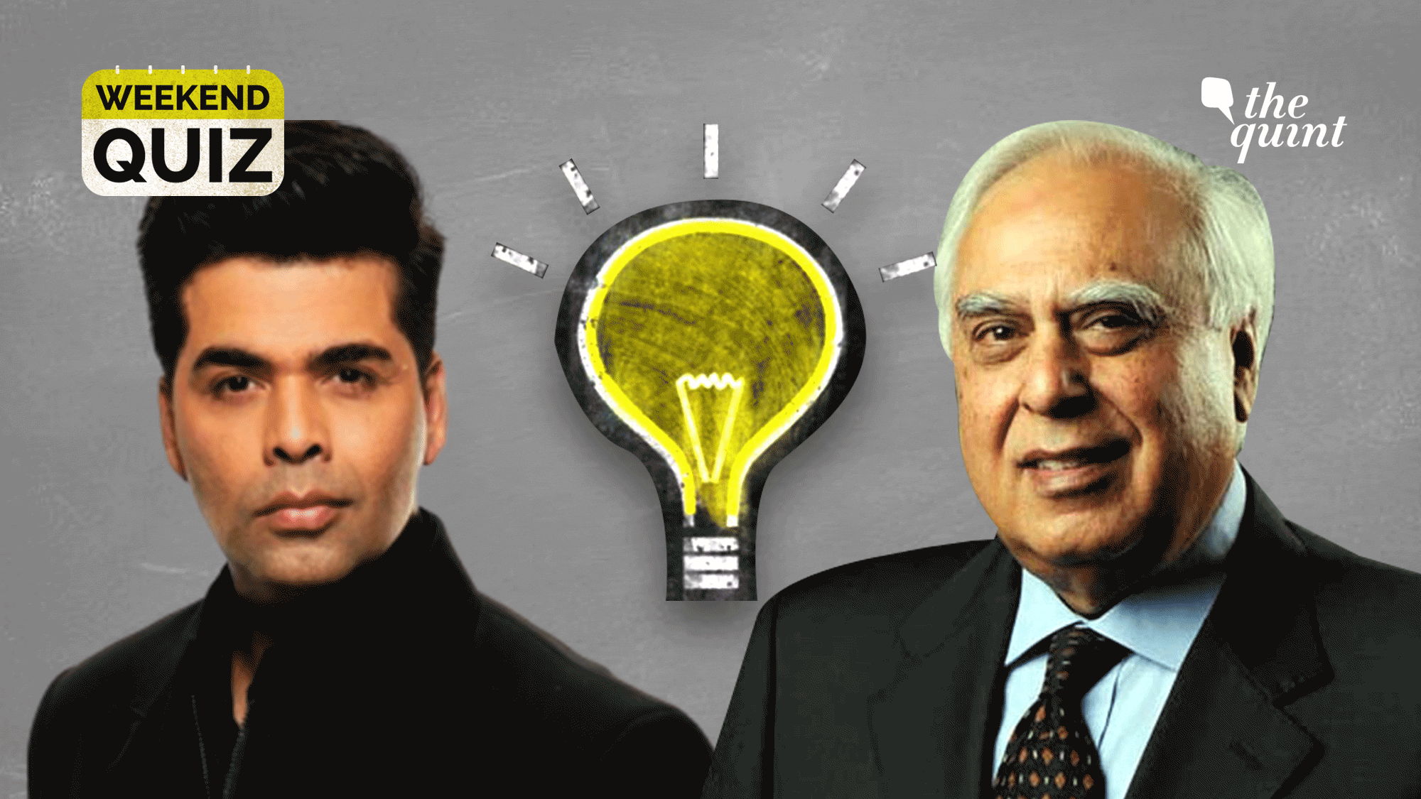 <div class="paragraphs"><p>From Kapil Sibal's resignation to Karan Johar's birthday bash, have you been tracking the news this week?</p></div>