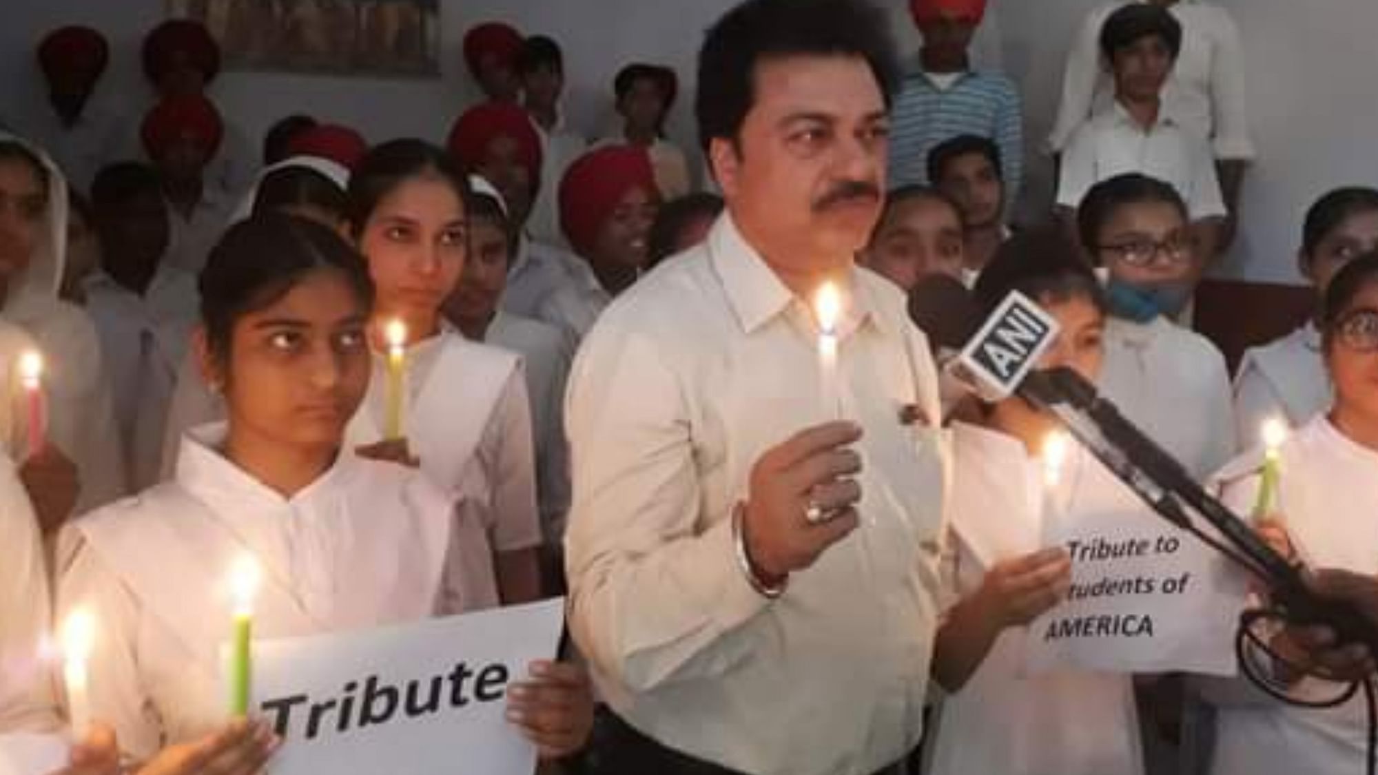 <div class="paragraphs"><p>Students at an Amritsar school hold a candlelit vigil for the victims of the Robb Elementary School in Uvalde, Texas.&nbsp;</p></div>