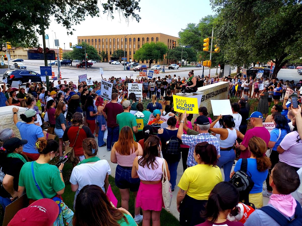 <div class="paragraphs"><p>Protest in&nbsp;San Antonio, Texas.&nbsp;</p></div>