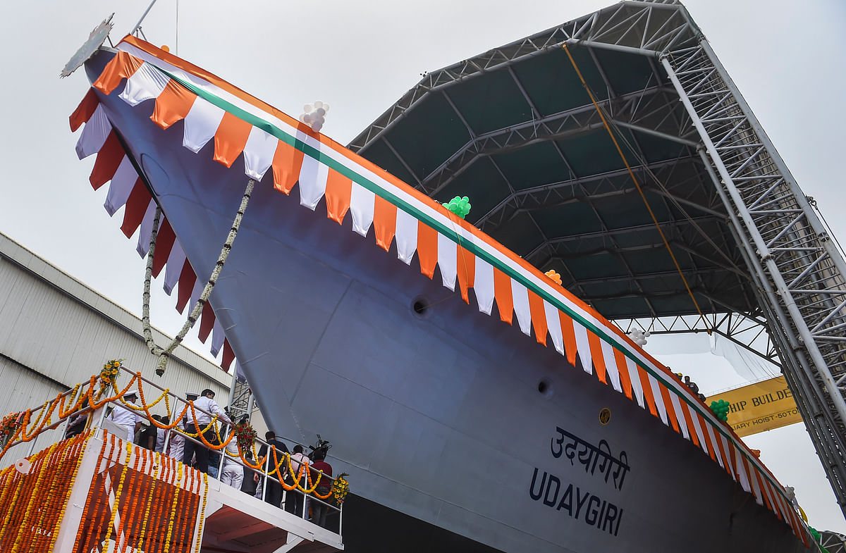 ‘Surat’ is the fourth Guided Missile Destroyer of P15B class, ‘Udaygiri’ is the second Stealth Frigate of P17A class