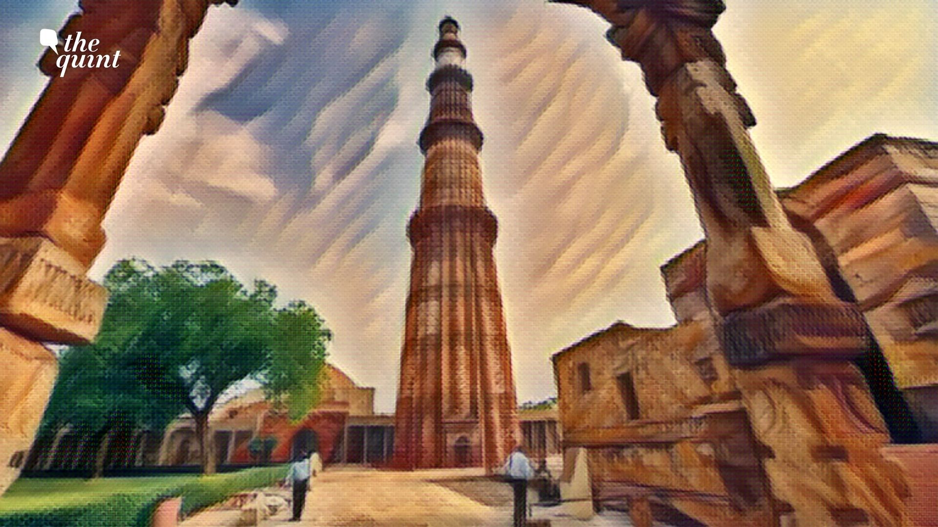 Qutb minar, colour hi-res stock photography and images - Alamy