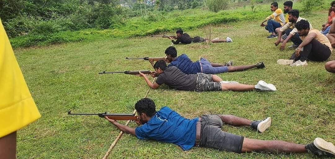 <div class="paragraphs"><p>The Shourya Prashikshana Varga (bravery training) programme, where weapons such as the <em>trishul</em> (trident) were distributed to the participants for training, was held allegedly by the <a href="https://www.thequint.com/topic/bajrang-dal">Bajrang Dal</a> from 5 May to 11 May at the Sai Shankar Educational Institution in Ponnampet in Kodagu district.</p></div>