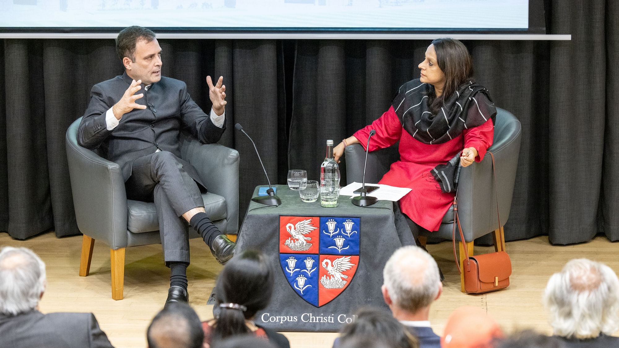 <div class="paragraphs"><p>Congress leader <a href="https://www.thequint.com/topic/rahul-gandhi">Rahul Gandhi</a> expressed concern about the one organisation 'capturing' the Indian state and media as he addressed students at Cambridge University's Corpus Christi College on Monday, 23 May.</p></div>