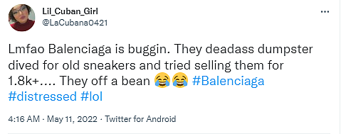 Balenciaga’s Distressed Sneakers Worth Rupees 1.42 Lakh Has Twitter In Splits