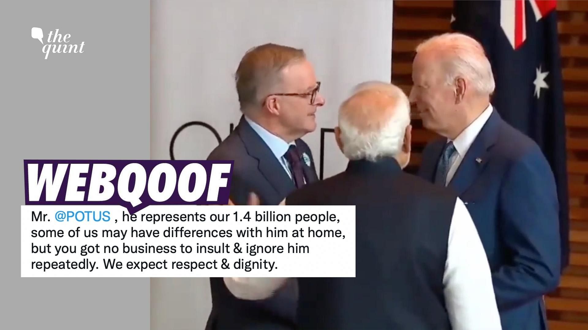 <div class="paragraphs"><p>In longer versions of the video, Biden can be seen interacting with PM Narendra Modi too.</p></div>