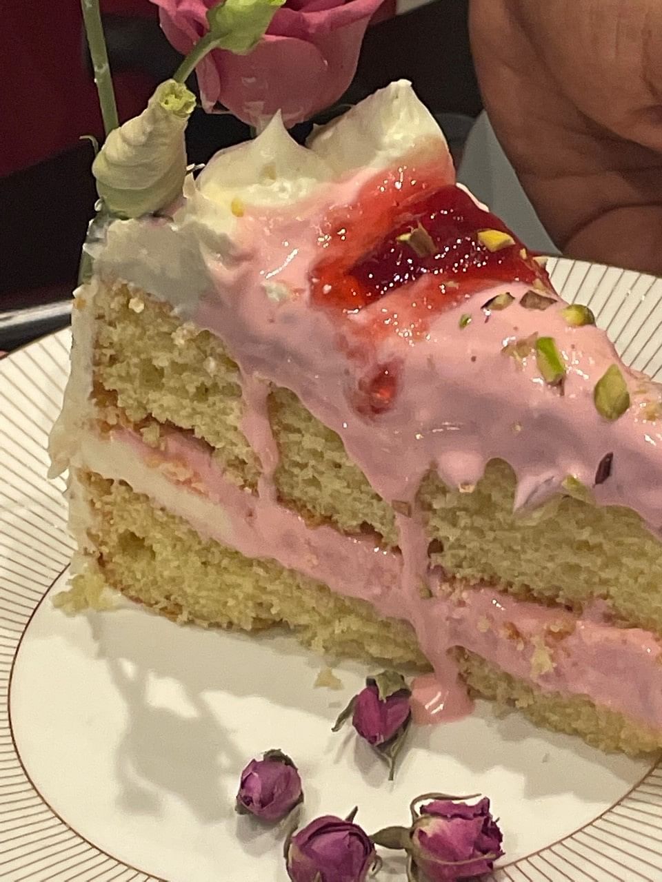 Shabnam Russo on how she made her historic rose falooda cake for Queen Elizabeth's Platinum Jubilee pudding contest.