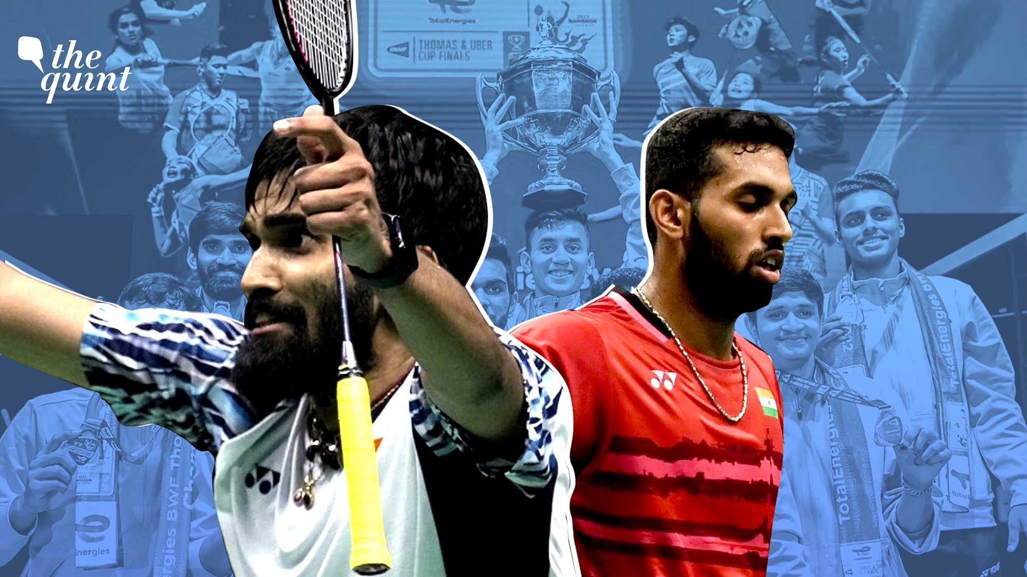 <div class="paragraphs"><p>Kidambi Srikanth and HS Prannoy were the senior members of the Thomas Cup team. Both remained unbeaten.</p></div>