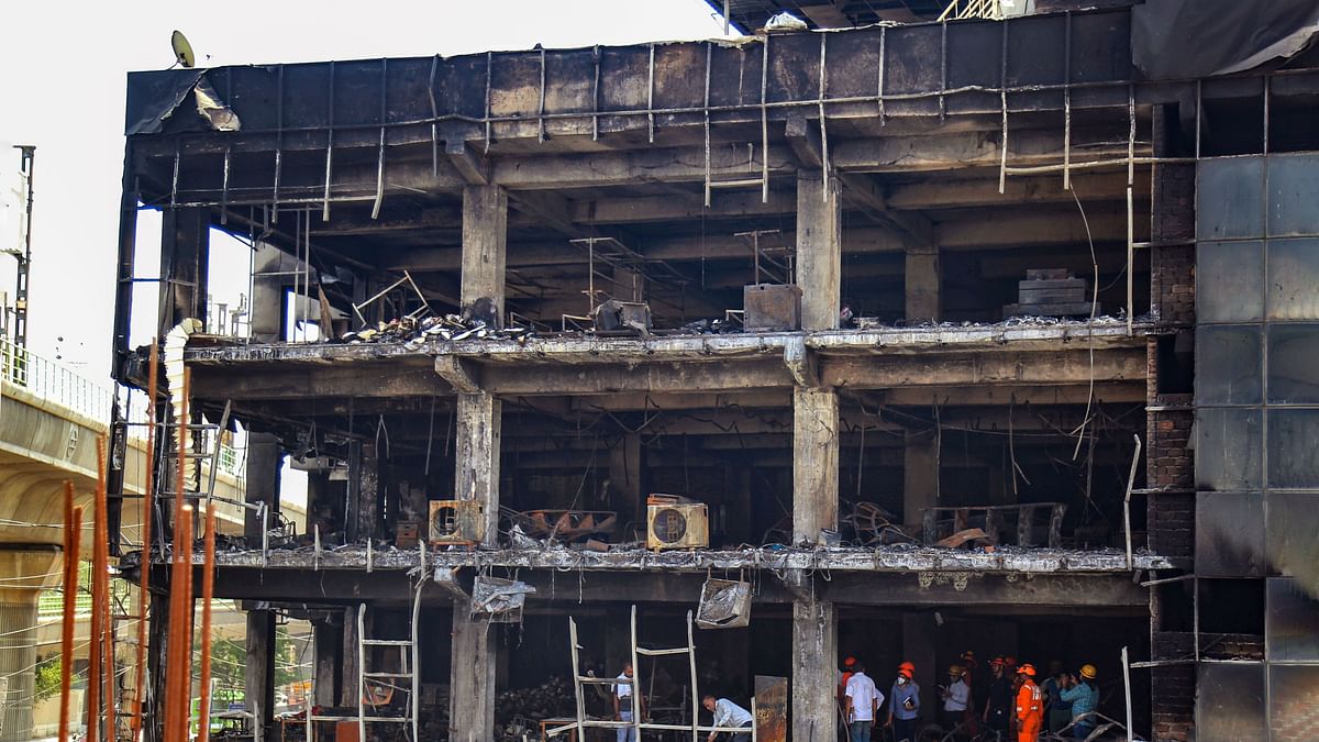 Mundka Fire: Building Owner Manish Lakra, 2 Others Sent to 1-Day Police Custody