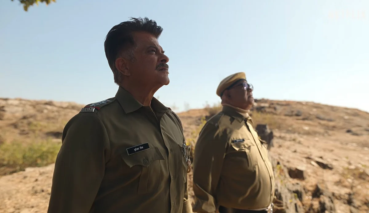 <div class="paragraphs"><p>Anil Kapoor and Satish Kaushik in <em>Thar.</em></p></div>