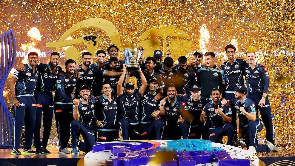 <div class="paragraphs"><p>Debutants Gujarat Titans win the IPL 2022 title at the Narendra Modi stadium in Ahmedabad.</p></div>
