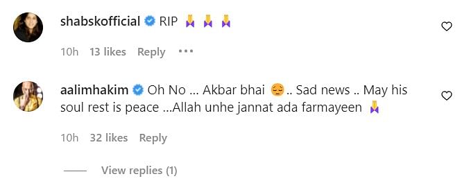 Amitabh Bachchan also expressed his condolences at suit stylist Akbar Shahpurwala's death.