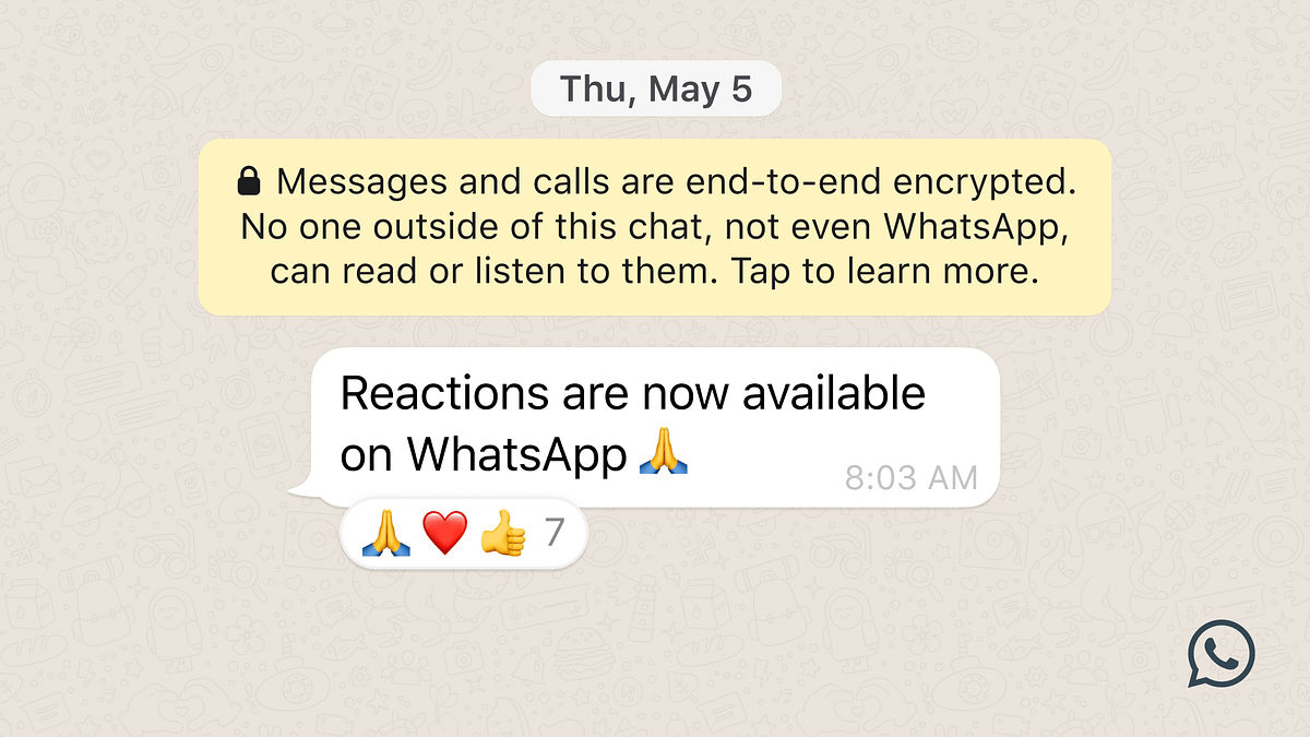 WhatsApp Rolls Out New Features: Reactions, Increased File Size, Bigger Groups