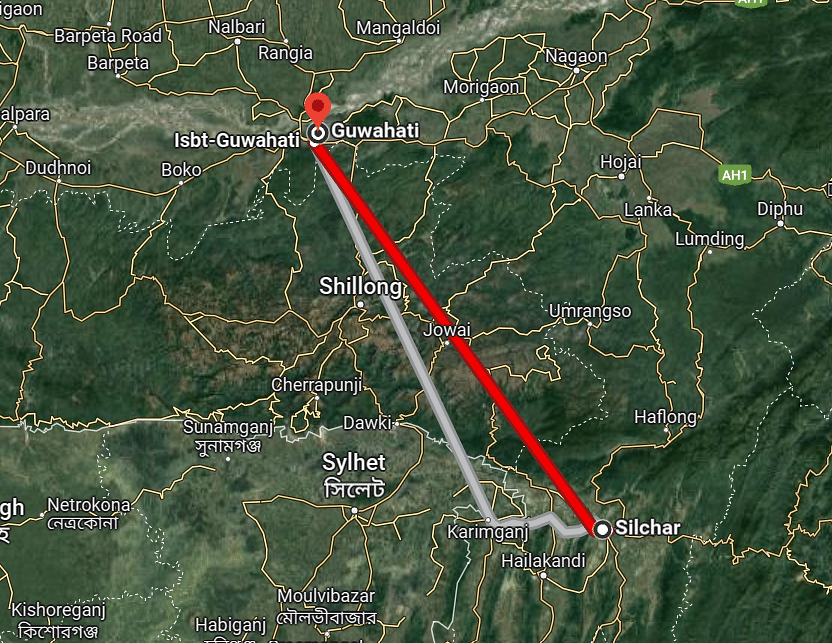 On 13 May, I was travelling in a train for Silchar from Guwahati through Haflong, and were caught in the floods. 