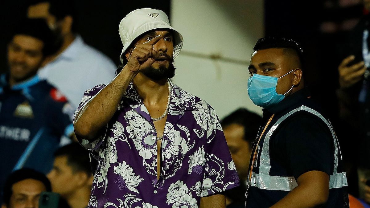 Ranveer Singh has added an extra energy to the lively Brabourne Stadium for GT vs MI match.