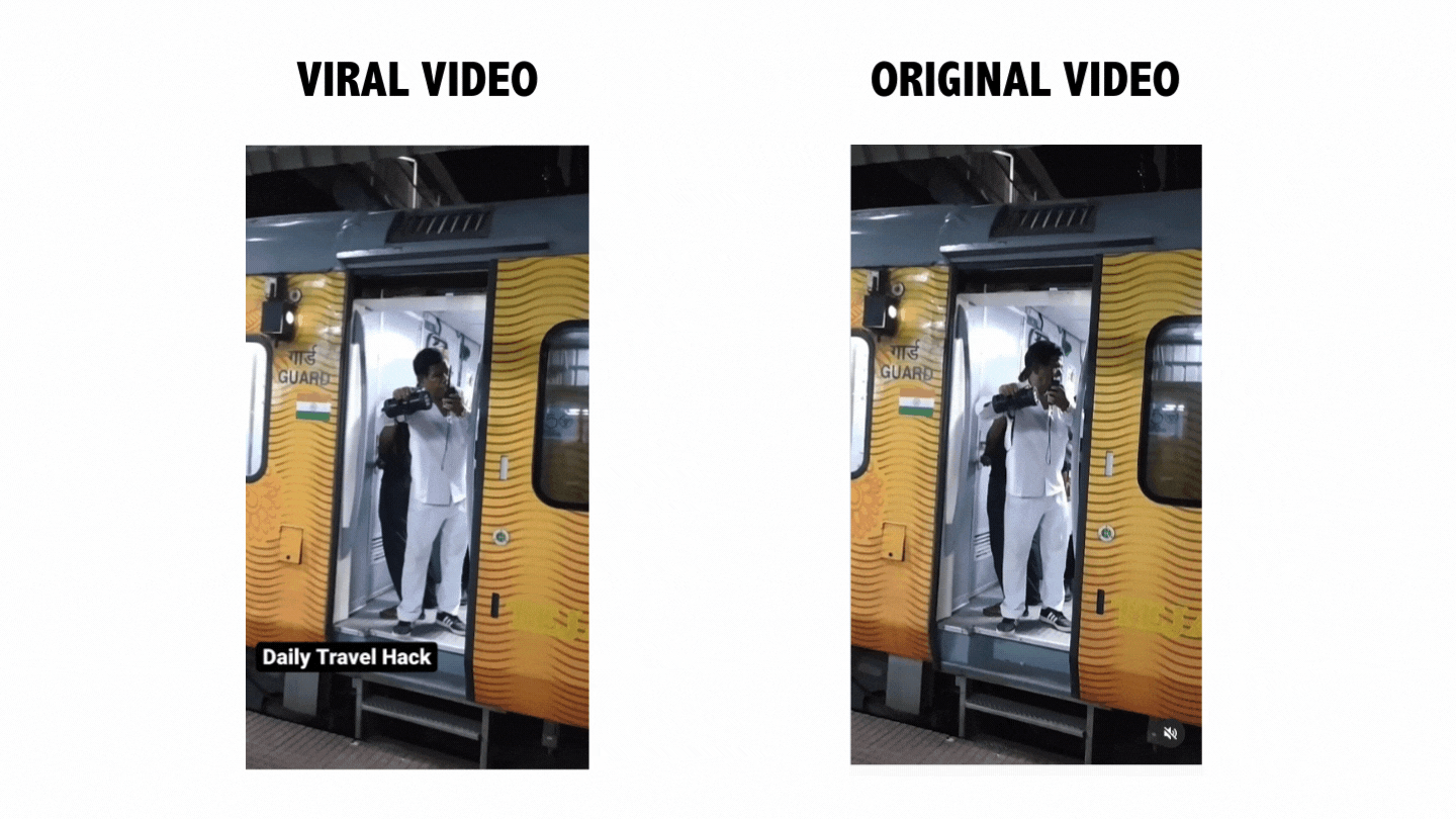 <div class="paragraphs"><p>The original video showed the same person in the viral video.</p></div>