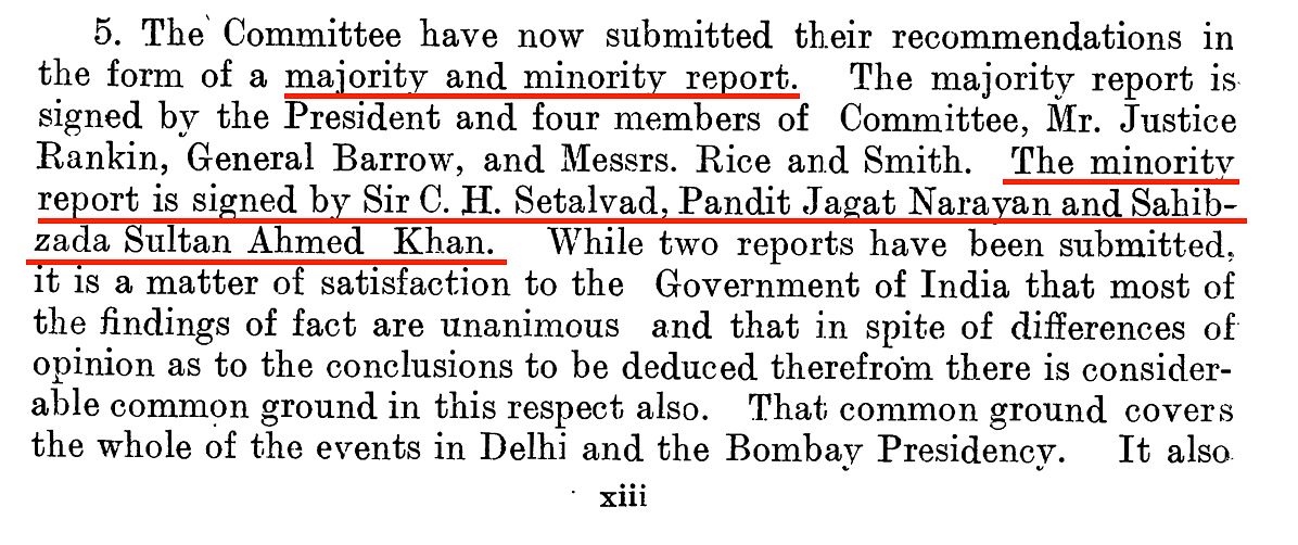 Setalvad's great-grandfather was a part of the "dissenting" minority on the commission, which held Dyer responsible.