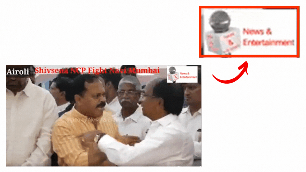 The 2019 video shows Shiv Sena and NCP workers clashing during the inauguration of a hall in Airoli, Navi Mumbai.