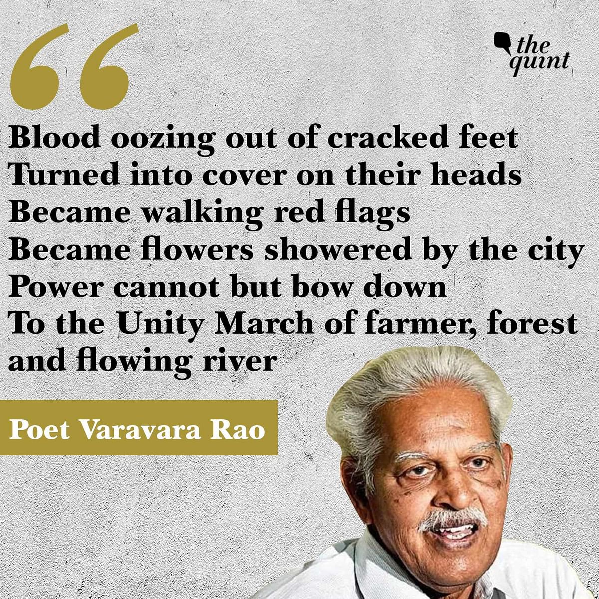 References to 'revolution,' saffronisation' and 'Ayodhya' in poet Varavara Rao's poems were flagged by Penguin.