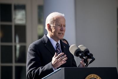 <div class="paragraphs"><p>U.S. President Joe Biden speaks after signing the Emmett Till Anti-Lynching Act in the Rose Garden of the White House in Washington, D.C., the United States, on March 29, 2022. </p></div>