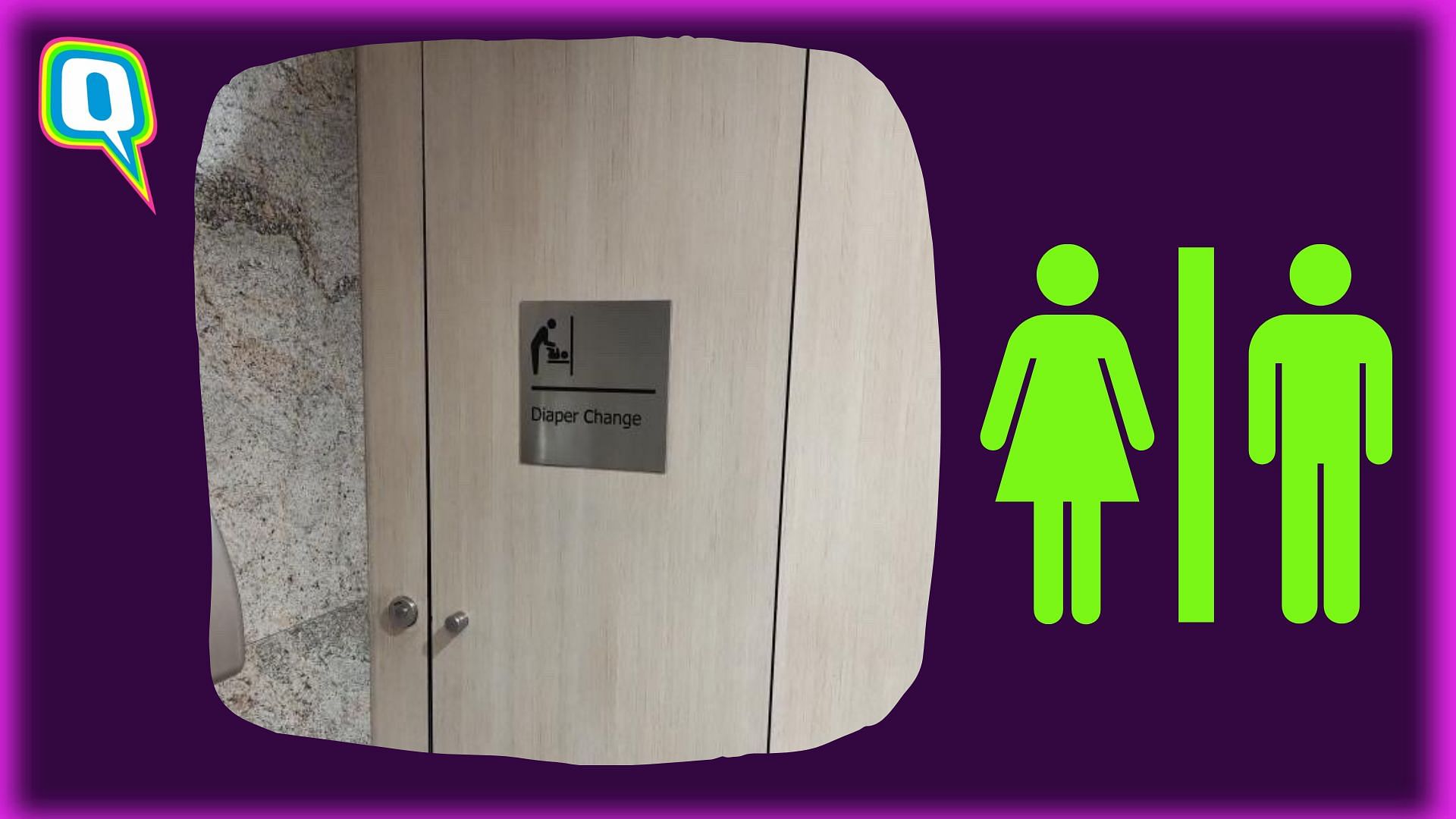 <div class="paragraphs"><p>Men's washroom with a diaper changing station at Bengaluru airport.</p></div>