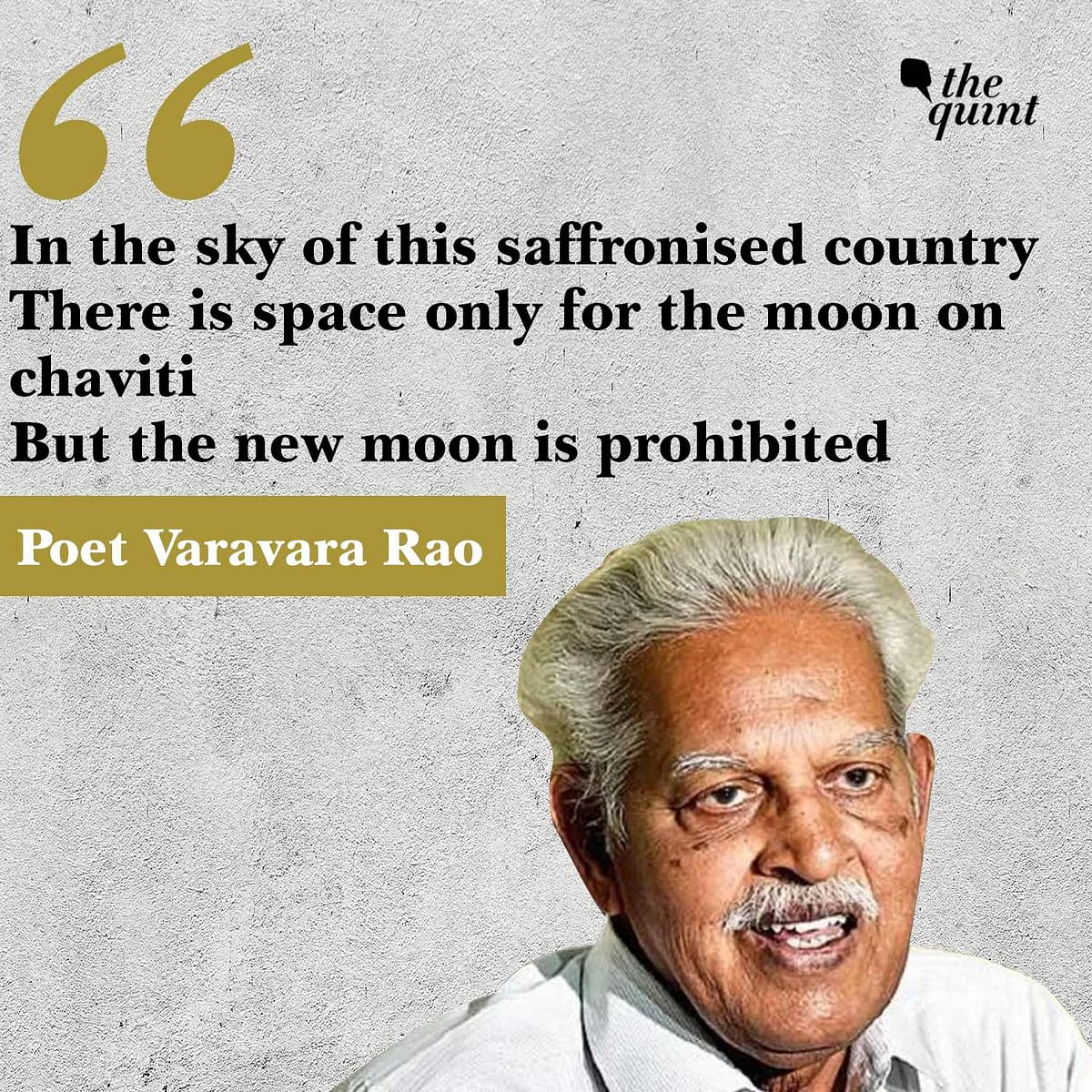 References to 'revolution,' saffronisation' and 'Ayodhya' in poet Varavara Rao's poems were flagged by Penguin.