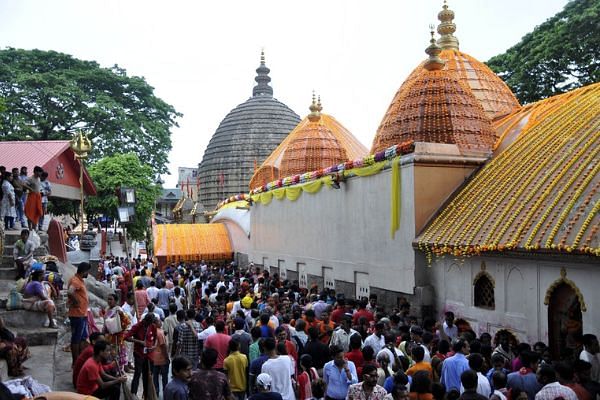 <div class="paragraphs"><p>The long queue of devotees at Kamakhya Temple.</p></div>