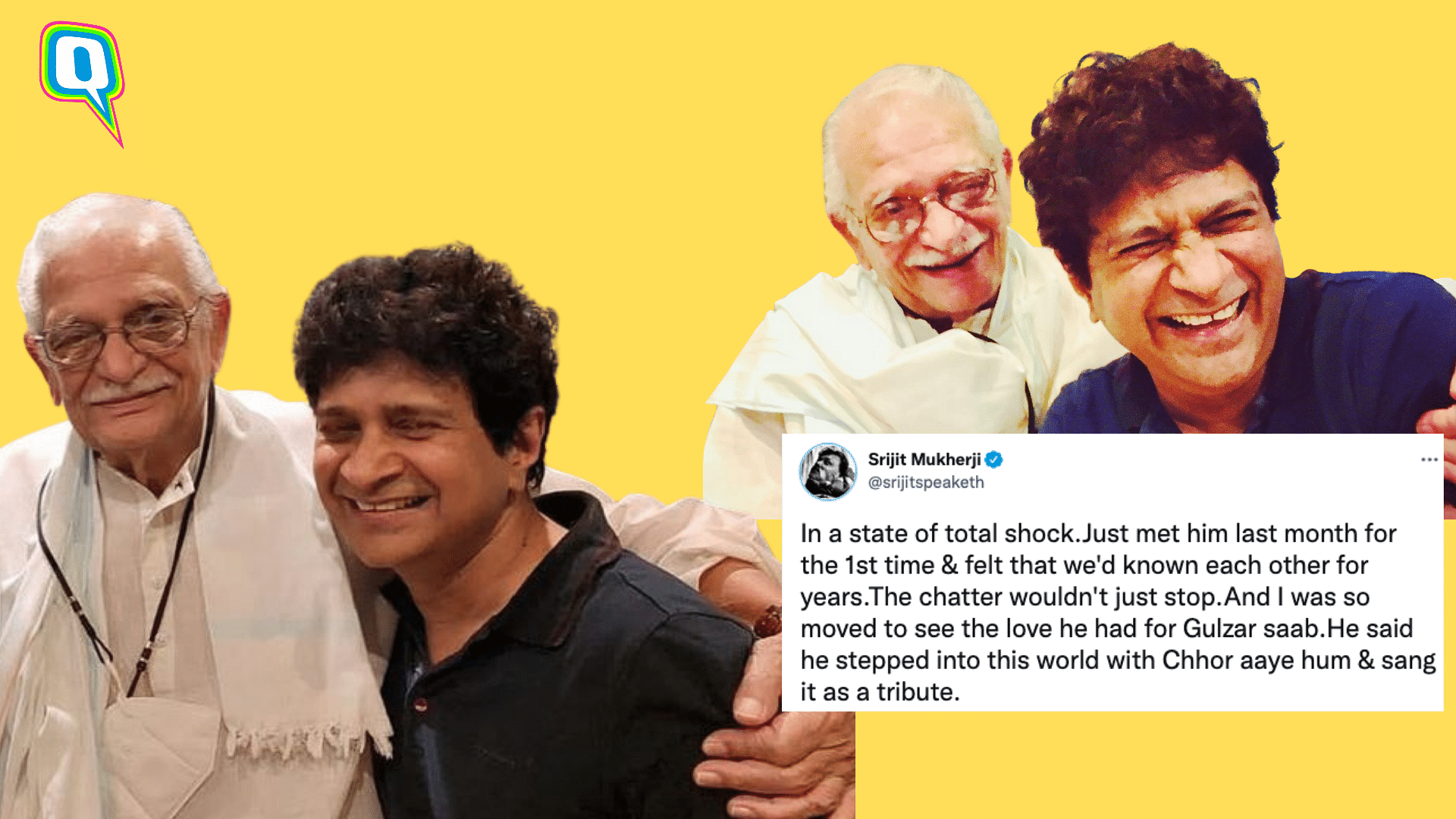 <div class="paragraphs"><p>Twitter reacts to KK singing 'Chhod Aaye Hum' for Gulzar</p></div>