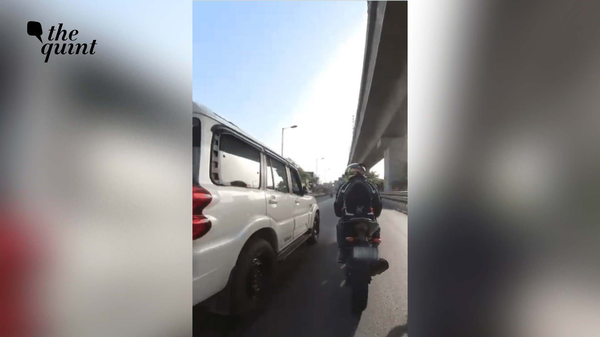 <div class="paragraphs"><p>The incident was captured and posted by another biker.</p></div>