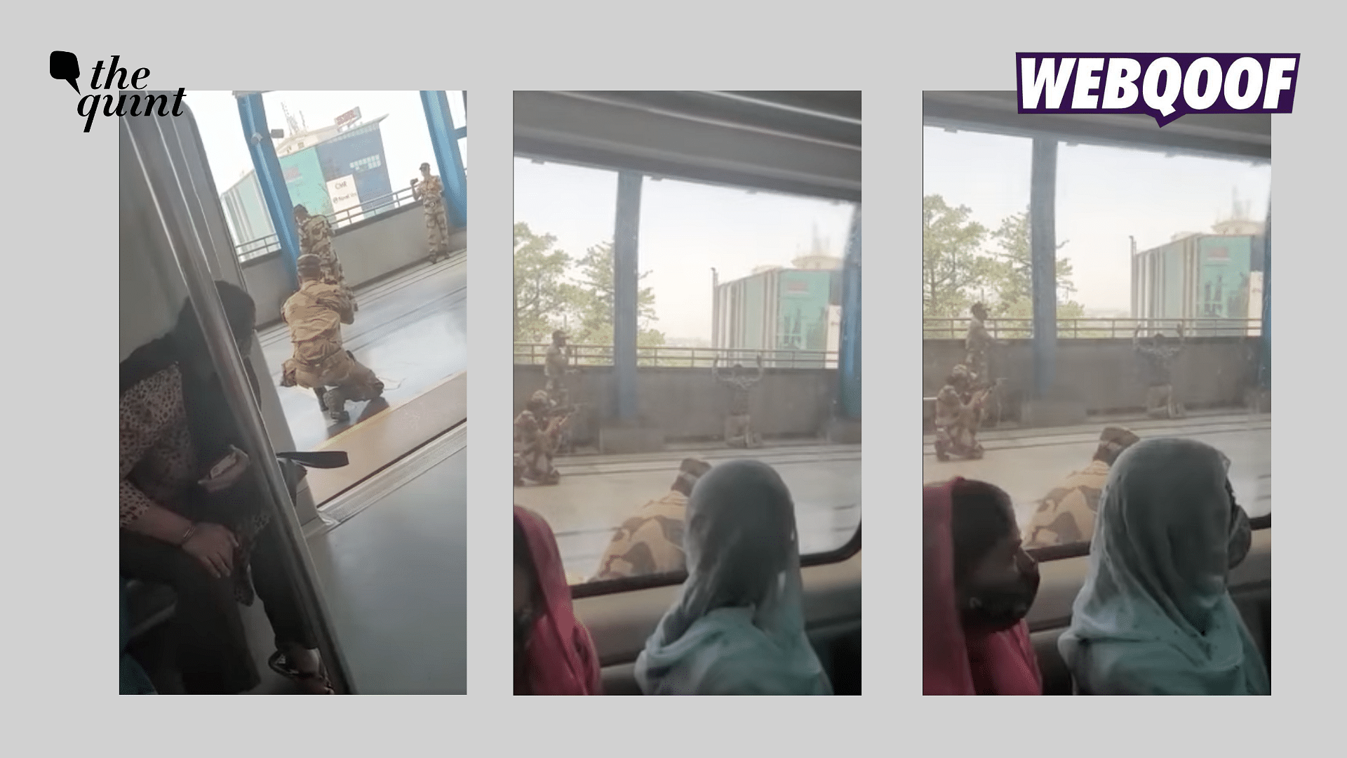 <div class="paragraphs"><p>The claim states that the video showed a terrorist being arrested at a Faridabad metro station.</p></div>