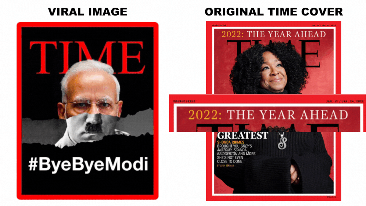 Similar edited images of Russian President Vladimir Putin on TIME magazine were viral earlier this year.