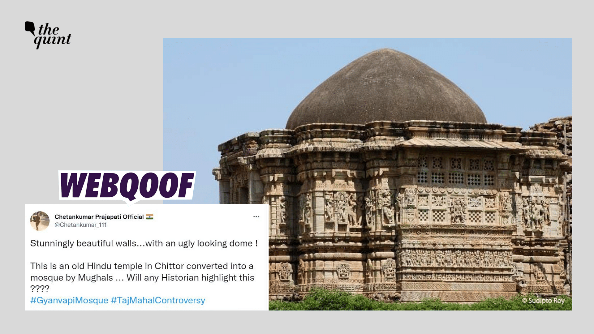 <div class="paragraphs"><p>Fact-check: The claim states that a temple shown in the visual was converted into a mosque.&nbsp;</p></div>